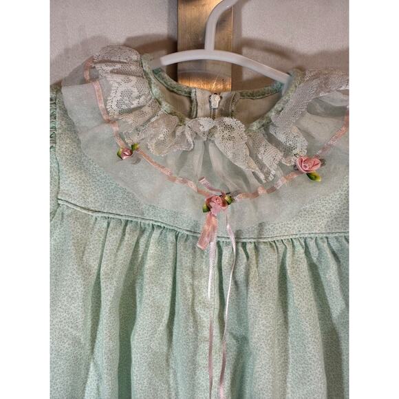 Vtg Bryan Baby Girl Pastel Romper Jumpsuit 6-9 Months One Piece Pastel D23 - Picture 2 of 5